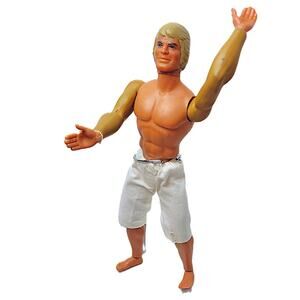 10" Vintage 1971 Big Jim's Buddy, Big Jeff of Wolf Pack Action Figures By Mattel